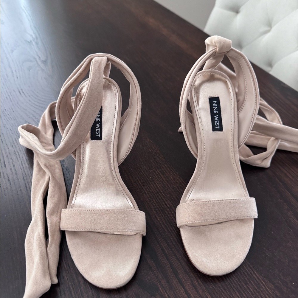 Nine West Women's Tan Heeled Sandals